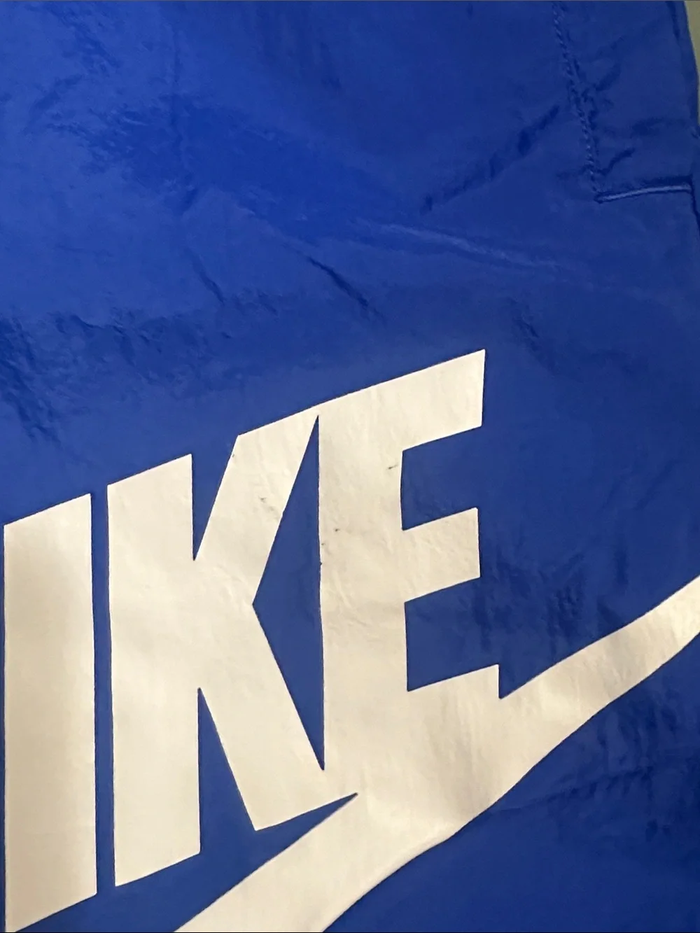 Nike Royal Blue Shorts with White Logo
